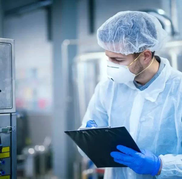 technologist-expert-protective-uniform-with-hairnet-mask-taking-parameters-from-industrial-machine-food-production-plant_342744-1176